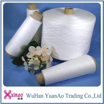 Fil 100% de couture blanc cru de torsion de polyester de Ring Spun Polyester Yarn de haute résistance