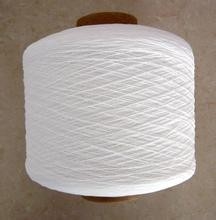 Les fils de coton tournés par anneau qui respecte l'environnement de polyester, noyau ont tourné le fil 20s