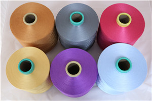 fil texturisé de couleur de fil de polyester